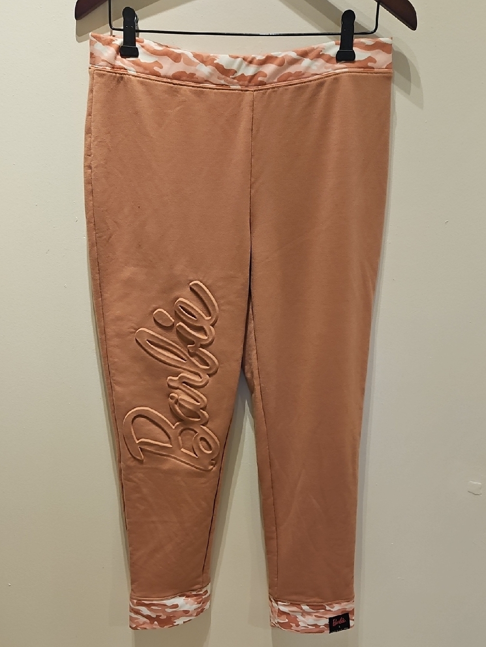 Barbie X Ugly Duckling Pink Leggings with Camouflage Trim